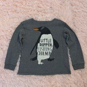 Carter's Grey Penguin Long Sleeve